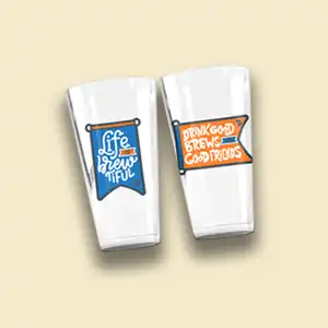 Brew Tour Pint Glass (Set of 2)